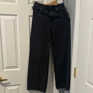 H&M Black High-Waisted Jeans